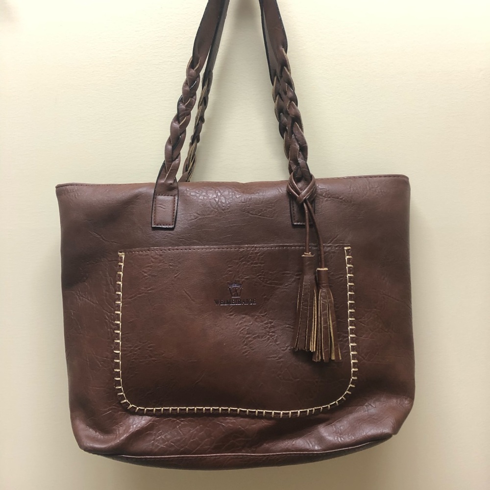 Weimeibaige brown shoulder bag